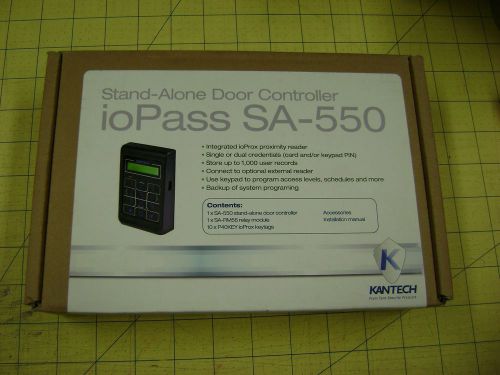 KANTECH IOPASS SA 550 STAND-ALONE DOOR CONTROLLER NEW AND SEALED