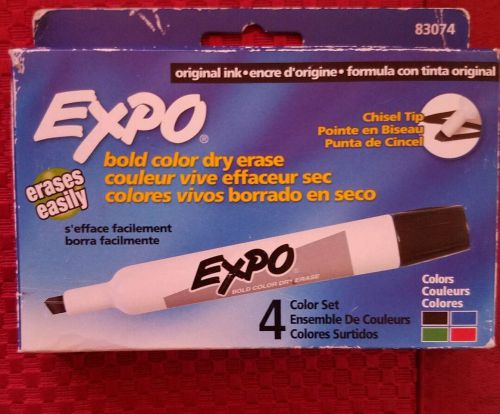 EXPO® Chisel Tip Dry Erase Markers - Assorted (Set of 4)