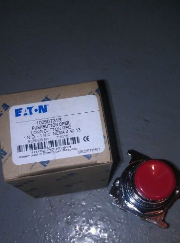NEW IN BOX GENUINE Eaton Cutler-Hammer 10250T31R Pushbutton -Red