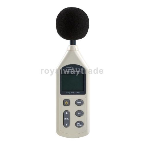 Lcd digital sound noise level meter measure gauge tester 30-130 db for sale