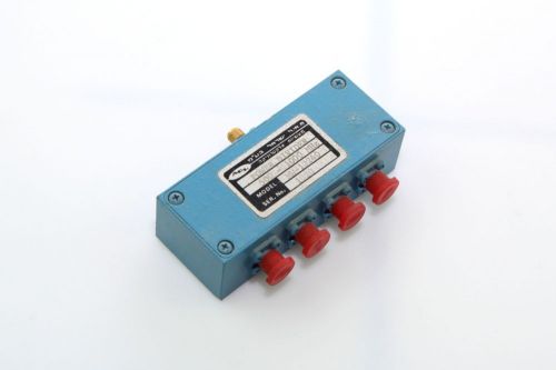 AEL mw-12240 4-way RF Power Divider 500-1000 MHz