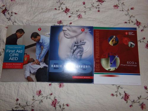 American Heart Association CPR Book Lot of 3