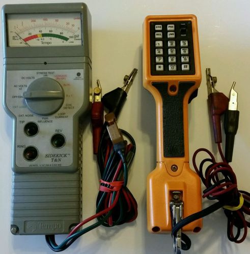 Sidekick Tempo T&amp;N Harris TS22AL Telephone  Butt Set Tester Line Cable Lineman