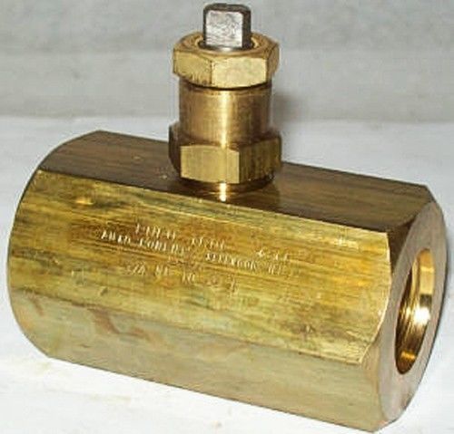 Deltrol pneu-trol 3/4&#034; brass needle valve nm1035b for sale