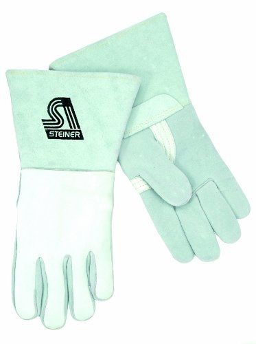 Steiner 7500M Premium Welding Gloves, Pearl Elk skin, Nomex Lined Back, Medium