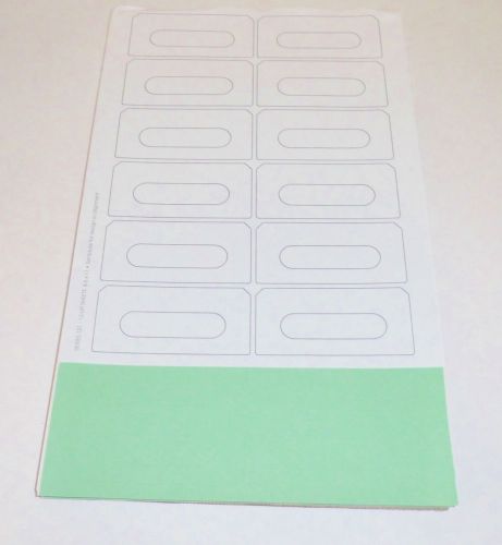 Cassette Labels 12 Up Green (Neato) 300