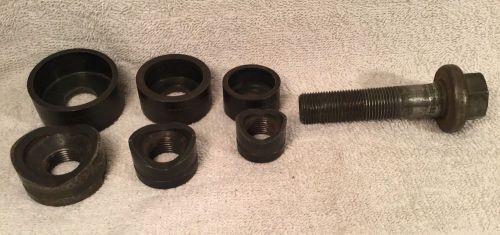 Set Of 3 Greenlee Knockout Punches 3/4&#034;,1&#034; ,1 1/4&#034;