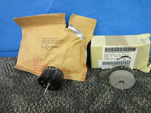 2 VERNITRON NONWIRE WOUND VARIABLE RESISTOR POTENTIOMETER 8.5K OHMS MILITARY NEW