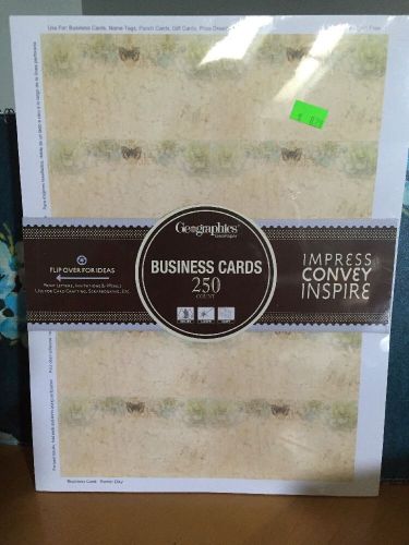 Geographics GeoPaper Business Cards - Sweet Day 250 Count