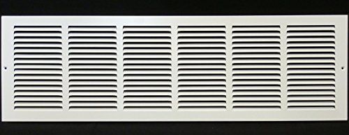 36&#034; x 6&#034; RETURN GRILLE - Easy Air FLow - Flat Stamped Face