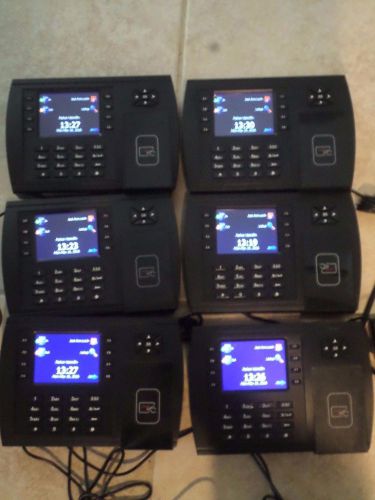 6 Time Trak Time Clocks Model 900 Proximity Badge Series Prox HID Readers