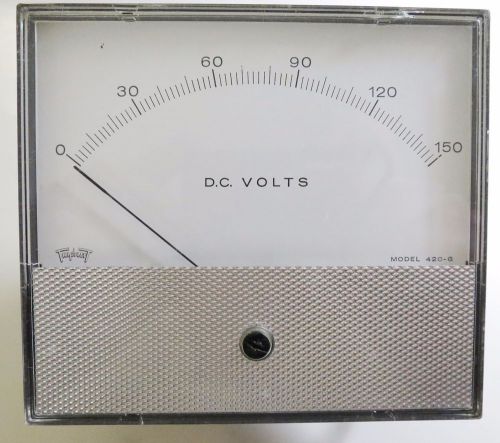 Triplett_Model 420-G 0-150 DC Panel Voltmeter, GC, T-010