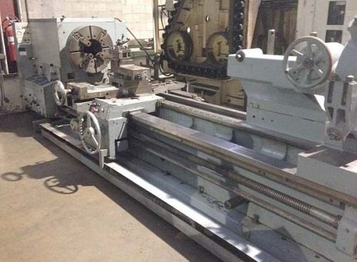 Binns &amp; berry oil field 33&#034; x 120 10.5 hole thru spindle steady 4-jaw dro&#039;s more for sale