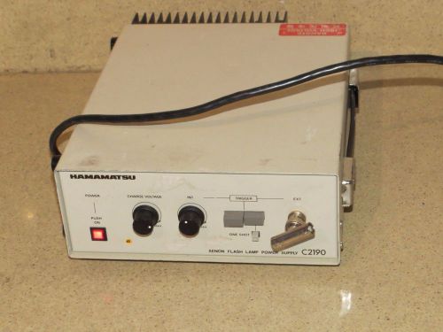 HAMAMATSU XENON FLASH LAMP POWER SUPPLY C2190