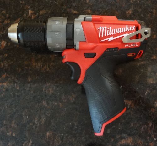 Milwaukee m12 fuel brushless 1/2 in. hammer drill and driver (tool-only) 2404-20 for sale