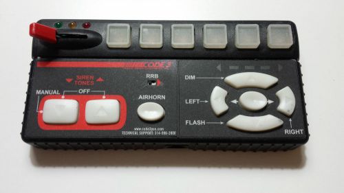 RARE! Code 3 / PSE - 3997RLS Light, Arrowstick &amp; Siren Control Head - NOS