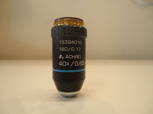 L4: Leica 160/0.17 E1 ACHRO 40X/0.65 Microscope Objective