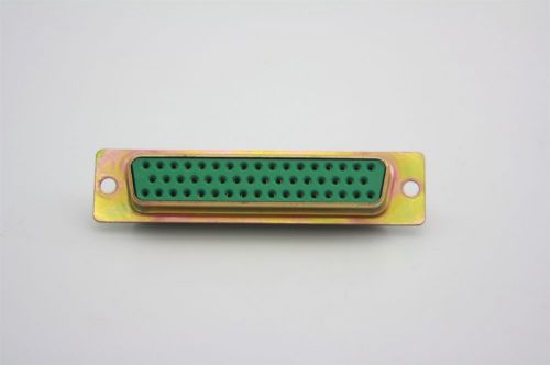 D-Sub Connector M24308/1-5F 50 Positions Female Solder Receptacle Panel Mount