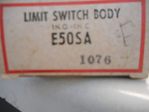 CUTLER-HAMMER E50SA LIMIT SWITCH BODY