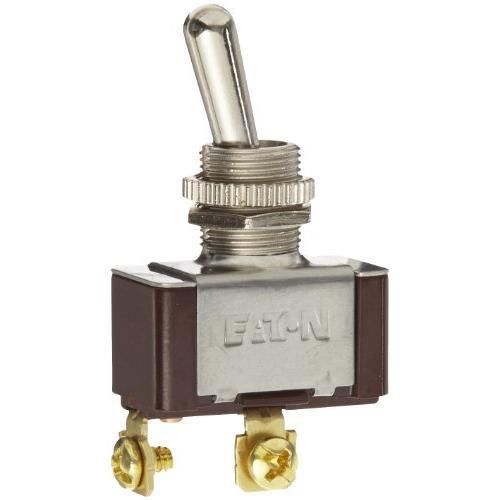 Eaton xtd1a2a2 toggle switch, screw termination, on-off action, spst contacts for sale