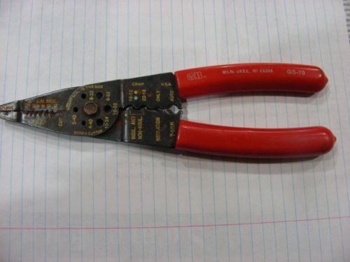 GB GS-70 Wire stripper cutter Pliers good condition