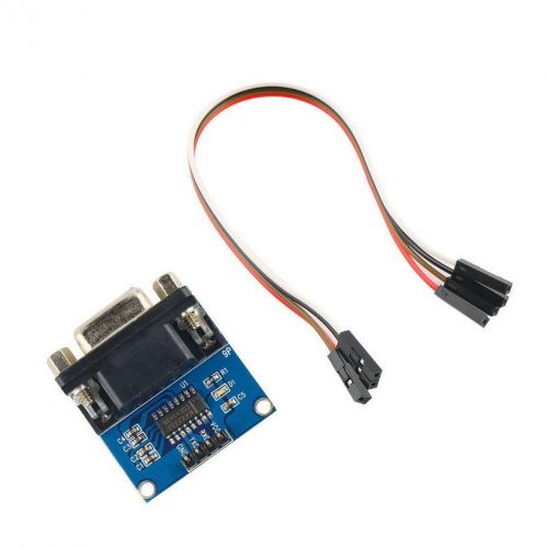 Max3232 rs232 serial port to ttl converter module db9 connector with cable lx for sale