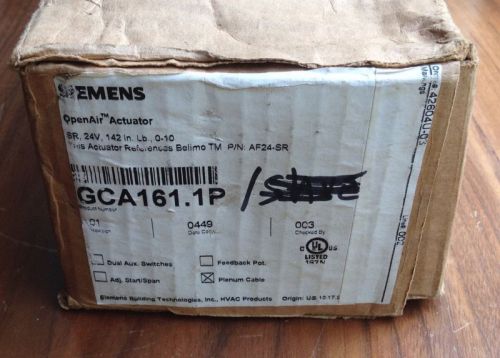 Siemens openair actuator gca161.1p new in box - final low price sale for sale