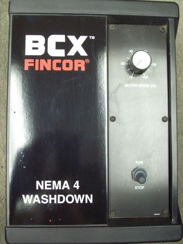 Fincor BCX4020 Variable Frequency Motor Controller BOSTON GEAR 2 HP WASHDOWN