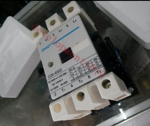 1PC New CHNT AC contactor CJX1-63/22 220V