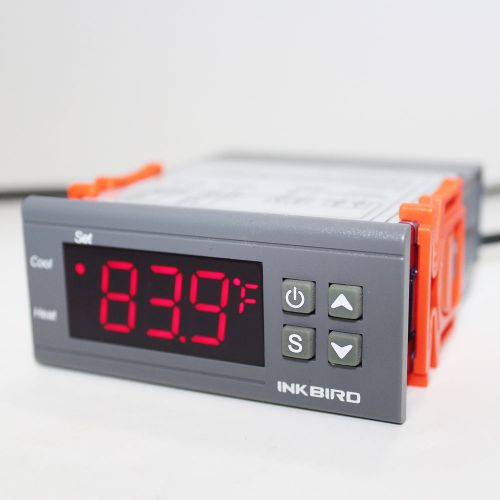 Profession INKBIR Digital Temperature Controller C/F 2Relay Thermostat w Sensor