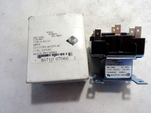 NEW IN BOX WHITE-RODGERS 90-340 91-901 TYPE 91 SWITCHING RELAY