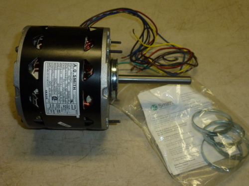 New! ao smith blower motor 1/3hp, 1075 rpm, 208-230v, fr: 48y, psc, oao, d1036 for sale