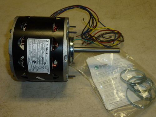 NEW! AO SMITH BLOWER MOTOR 1/3HP, 1075 RPM, 208-230V, Fr: 48Y, PSC, OAO, D1036