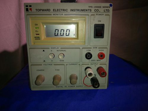 Topward TPS-2000D Digital DC Power Supply, Model 2303D (MG-13)
