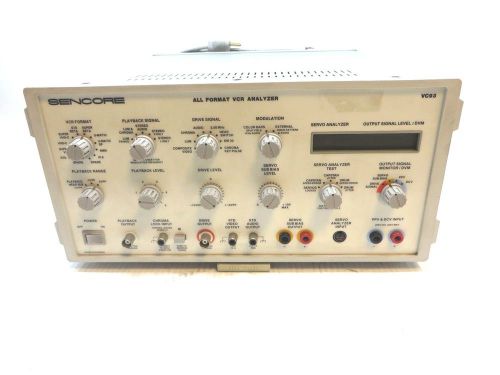 Sencore VC93 All Format VCR Video Analyzer VC-93