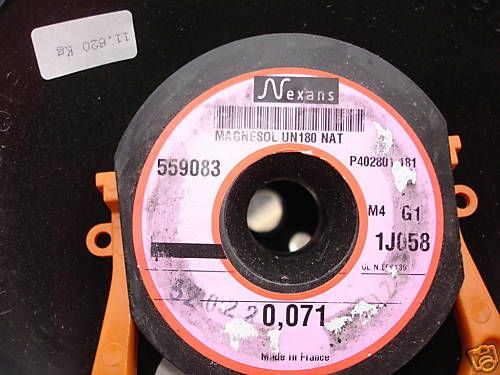 Nexans Magnesol UN180 180 Solderable magnet wire 25 lbs