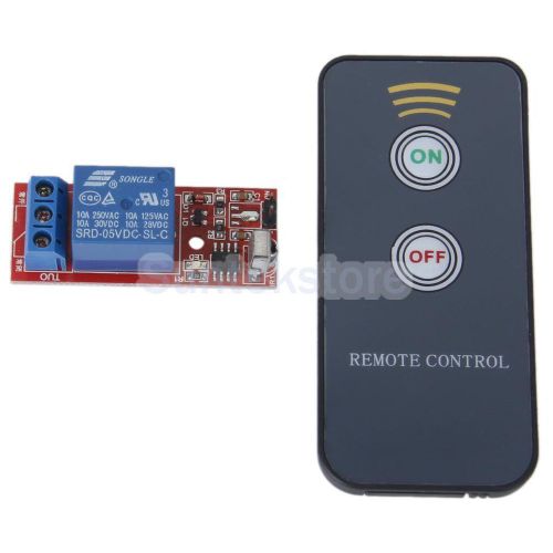 One channel 5v led indicator relay module board w/ infrared remote control diy for sale