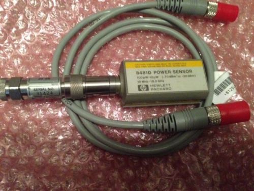 HP 8481D Power Sensor with Cable and 30dB reference attenuator