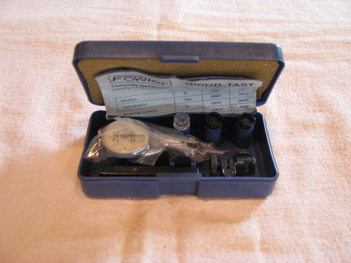 Fowler girod-tast 52-562-253 test indicator, w/ case &amp; accessories, swiss made for sale