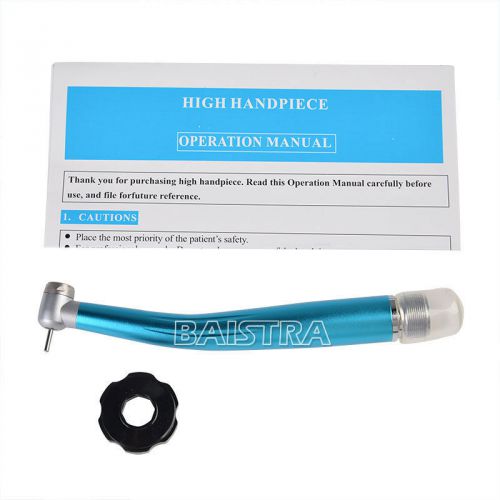 New Dental 2 Holes Blue Color Standard Head high speed handpiece Free Shipping