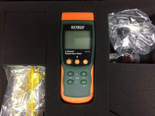 Extech sdl200 4 channel data logging digital thermometer 4 input for sale
