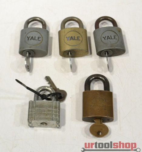- lot of 5 padlocks 9807-282 for sale