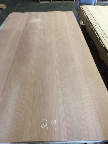 Wood Veneer Redwood 35x98 1 Piece 10Mil Paper Backed &#034;EXOTIC&#034;  RICK 29