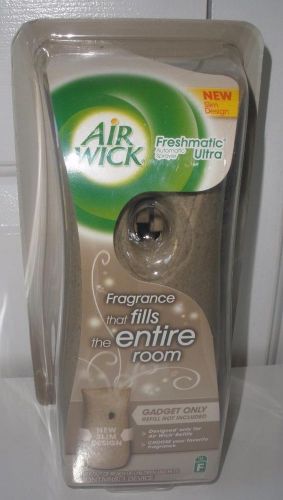 New air wick freshmatic ultra automatic spay dispenser slim design beige 7x3x3 for sale