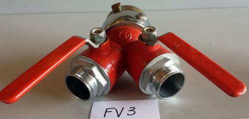 Wye 2.5 nst valve fire hose fitting fv3 for sale
