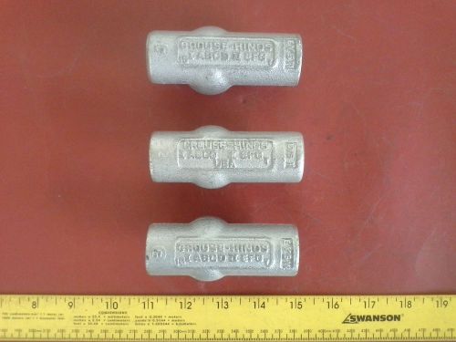 CROUSE HINDS EYS11 3/4 CONDUIT SEAL FITTING NEW LOT OF 3
