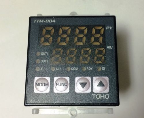 TOHO * TTM-004-P-A * TTM-004 TEMPERATURE CONTROLLER TC/RTD 100-240VAC