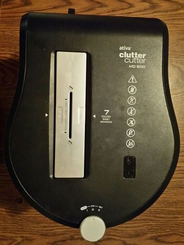 Ativa Clutter Cutter MD 500 - Crosscut Shredder