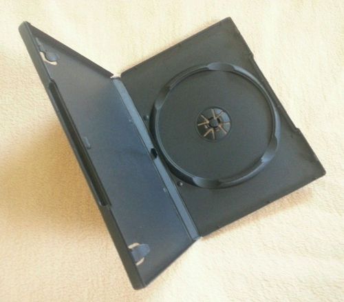 100 STANDARD Black Single DVD Cases 14MM