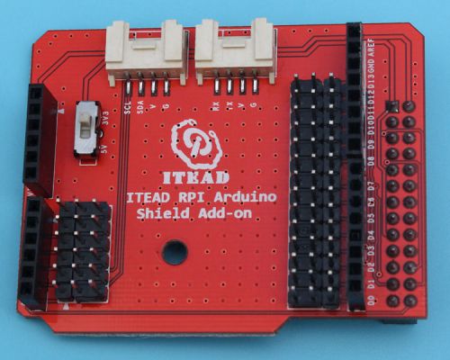 Adapter Board Add-on for Arduino Shield to Raspberry pi 3.3v/5v IIC UART new
